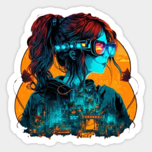 Steampunk Coder - 5 - A fusion of old and new technology Sticker